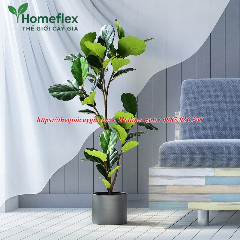 Cây bàng giả decor trang trí nội thất đẹp 