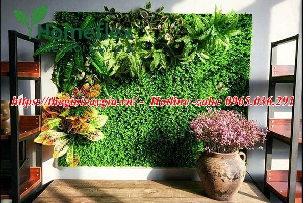 Cây giả phòng khách
