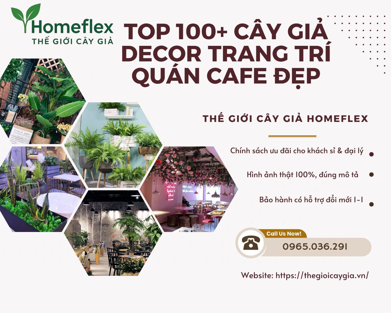 Top 100+ Cây giả decor trang trí quán cafe đẹp