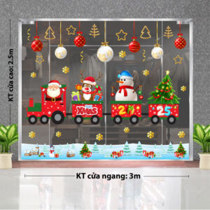 TRANG TRÍ GIÁNG SINH 2025 ĐOÀN TÀU XMAS VÀ DÂY CHÂU