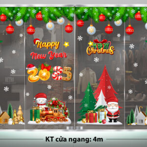 TRANG TRÍ GIÁNG SINH 2025 THÀNH PHỐ NOEL NHỎ VÀ DÂY THÔNG