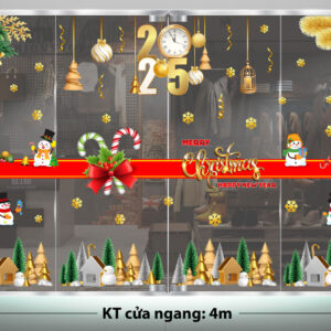 TRANG TRÍ GIÁNG SINH HÀNG THÔNG XANH NHỎ VÀ LÁ THÔNG TRANG TRÍ
