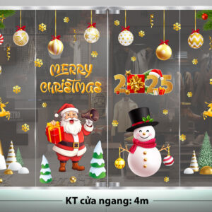 TRANG TRÍ GIÁNG SINH 2025 CHO KHÁCH SẠN NGƯỜI TUYẾT VÀ ÔNG NOEL CÙNG PHỤ KIỆN