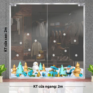 TRANG TRÍ NOEL CÁNH ĐỒNG TUYẾT VÀ NHỮNG CÂY THÔNG NHỎ