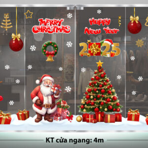 TRANG TRÍ GIÁNG SINH TTTM NGƯỜI TUYẾT VÀ ÔNG NOEL VUI TƯƠI ĐÓN GIÁNG SINH