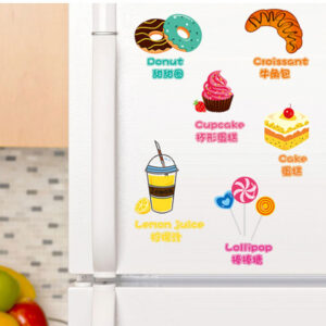 Decal trang trí bánh ngọt và kem