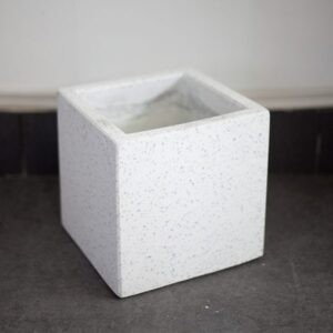 Chậu xi măng đá mài trắng 20 x 20