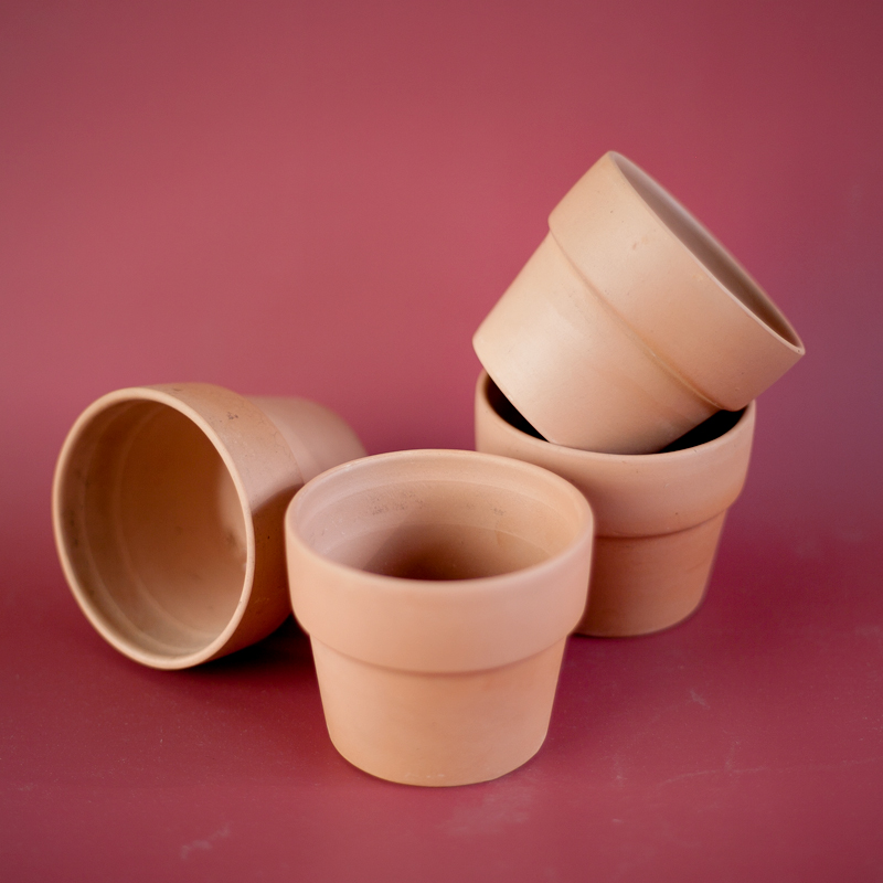 BC300 2 - Chậu đất nung ly gờ
