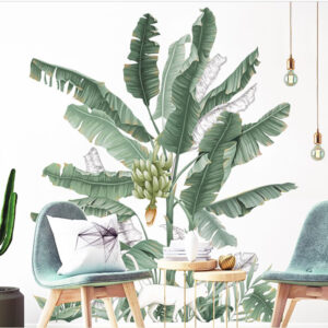 DECAL DÁN TƯỜNG BỤI CHUỐI