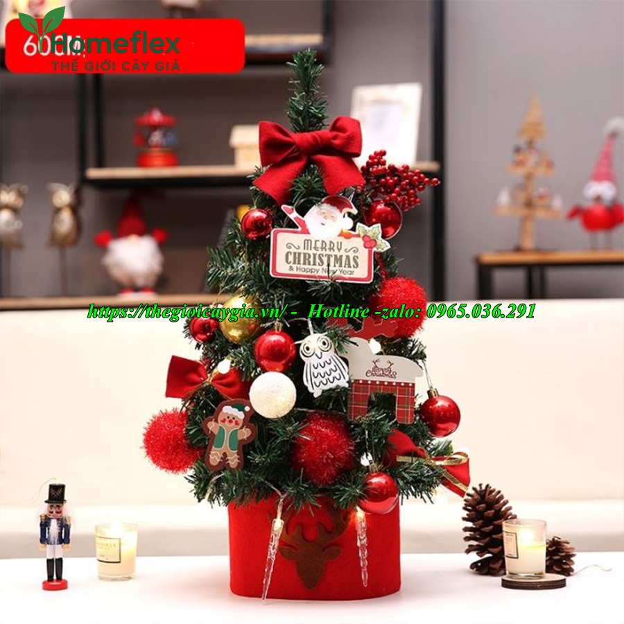 Cây Thông Noel Mini Giả Để Bàn