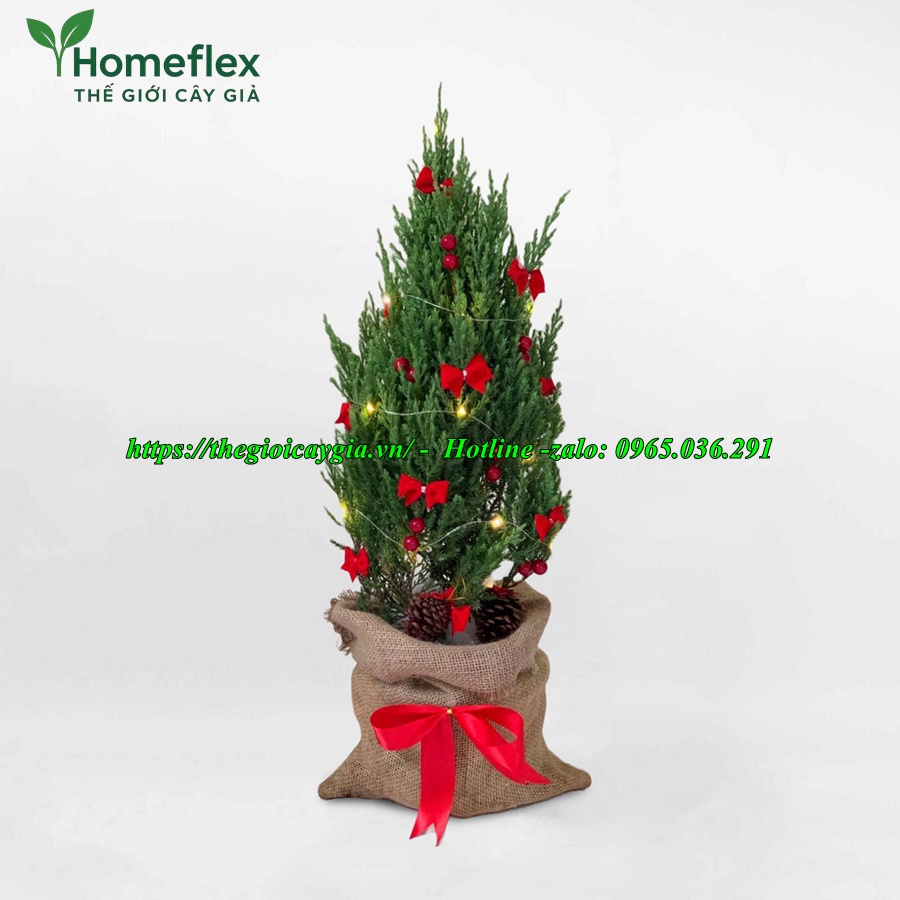 Cây Thông Noel Mini Giả Để Bàn