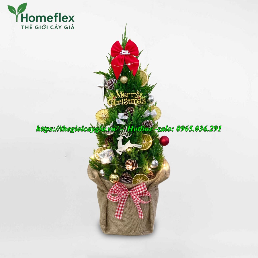 Cây Thông Noel Mini Giả Để Bàn