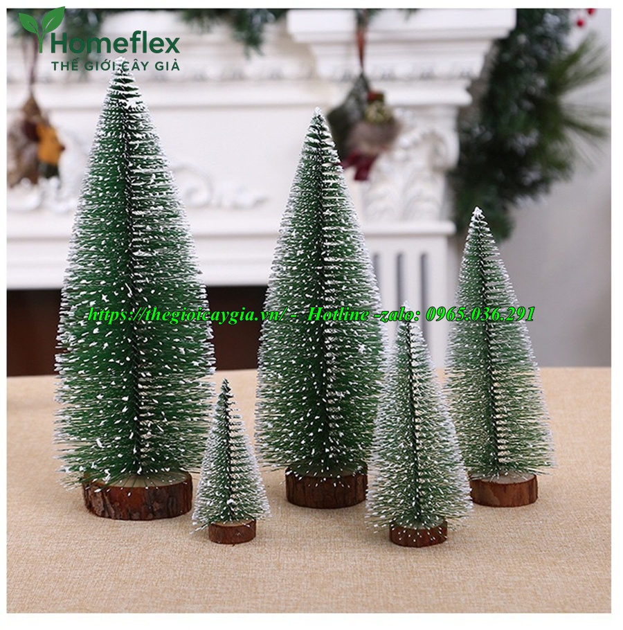 Cây Thông Noel Mini Giả Để Bàn