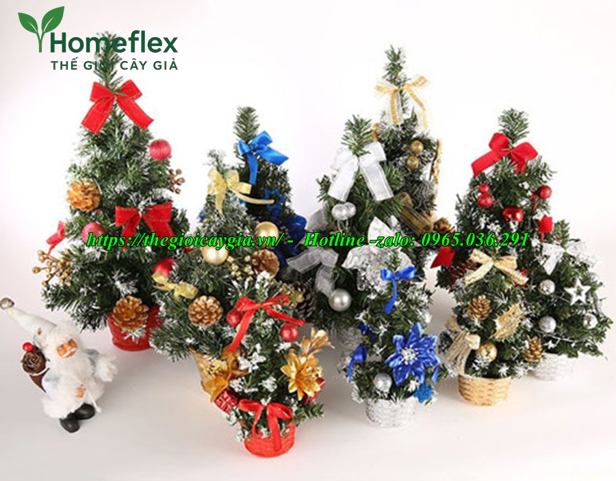Cây Thông Noel Mini Giả Để Bàn