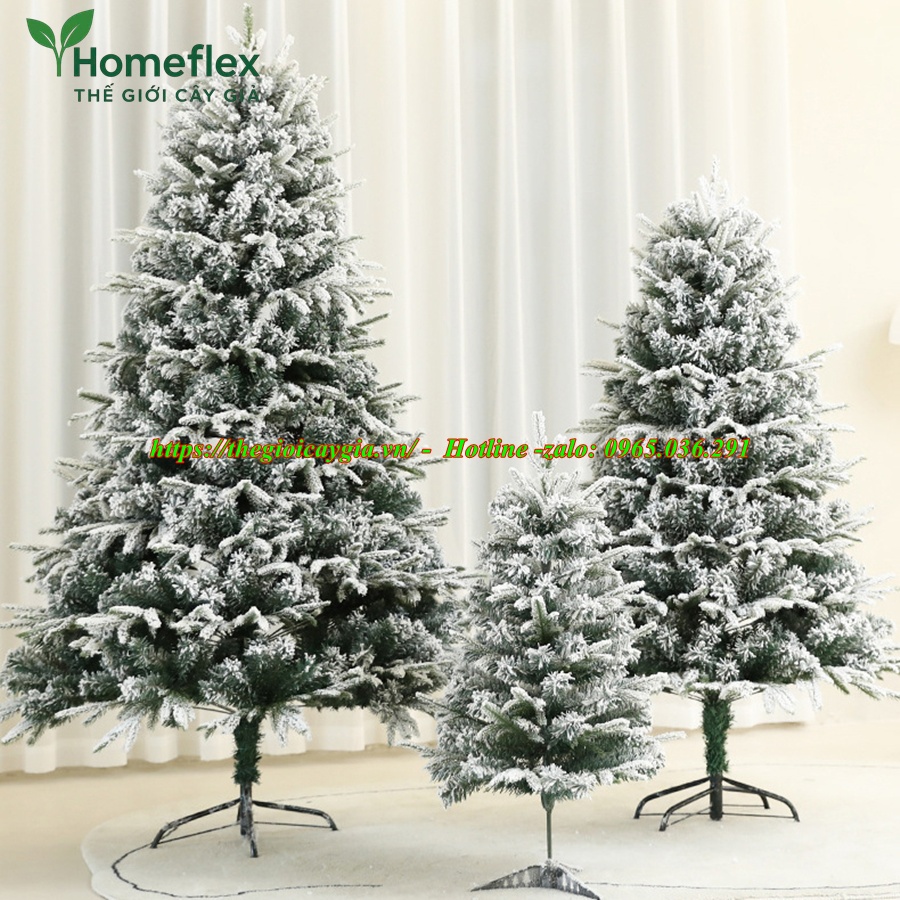 Cây Thông Noel Giả Phủ Tuyết
