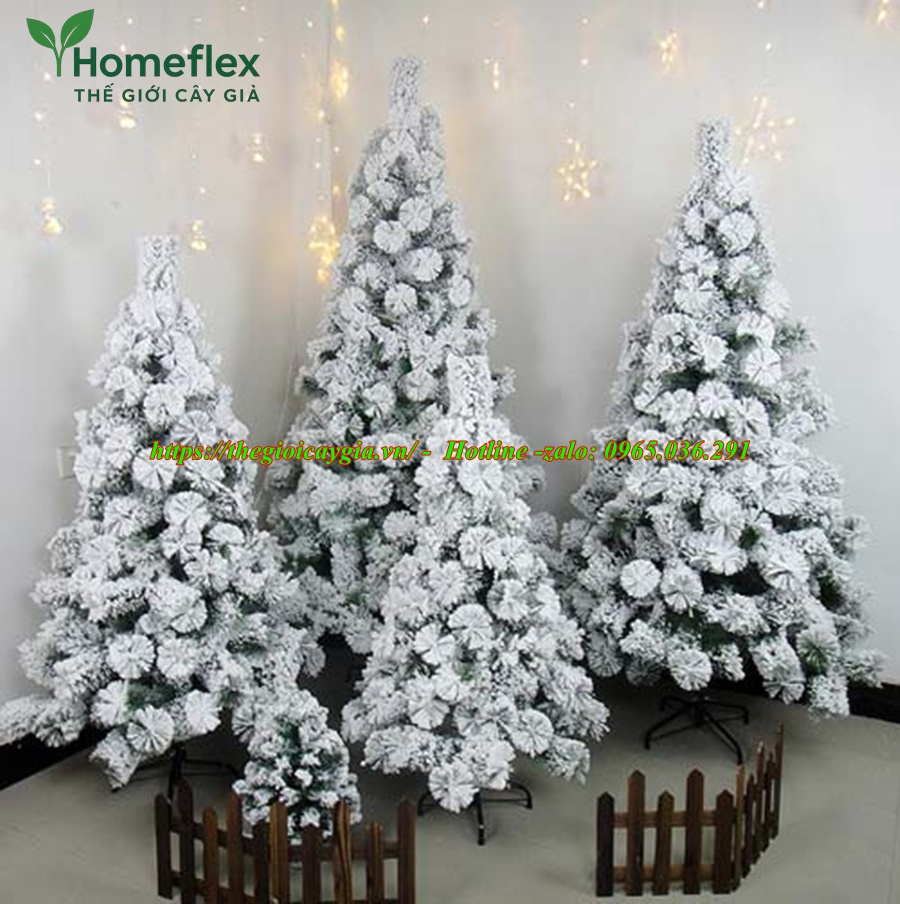 Cây Thông Noel Giả Phủ Tuyết