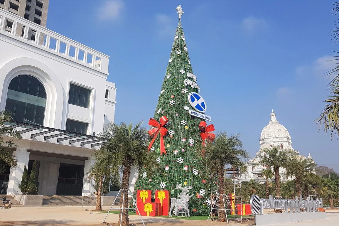 Cây thông noel khổng lồ to, cao nhất thế giới