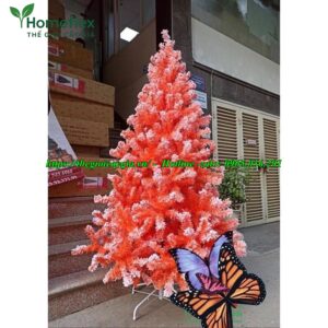 Cây thông noel màu hồng