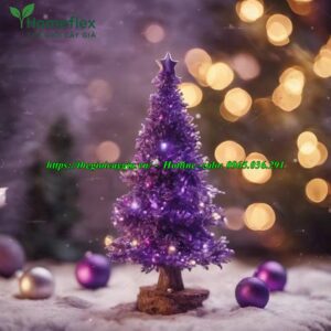 Cây thông noel màu tím