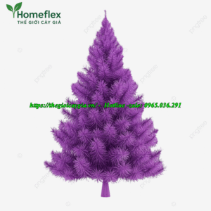 Cây thông noel màu tím