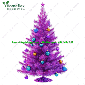 Cây thông noel màu tím