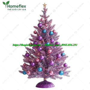 Cây thông noel màu tím