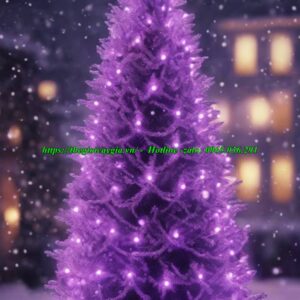 Cây thông noel màu tím
