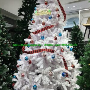 Cây thông noel màu trắng