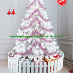 Cây thông noel màu trắng