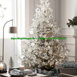 Cây thông noel màu trắng