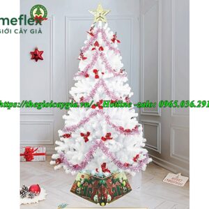 Cây thông noel màu trắng
