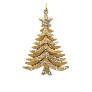 Cây thông noel màu vàng
