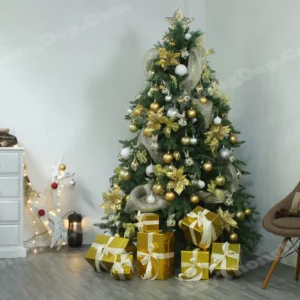 Cây thông noel màu vàng