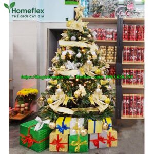 Cây thông noel màu vàng