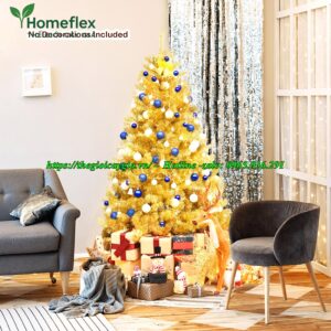 Cây thông noel màu vàng