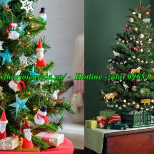 Cây thông noel màu xanh