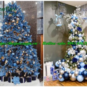 Cây thông noel màu xanh