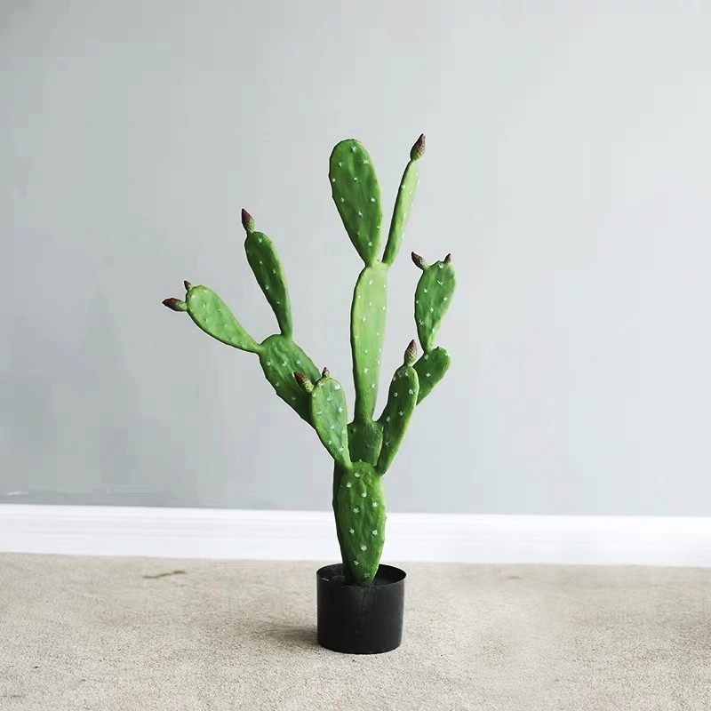 CC301 2 - Cây Xương Rồng Tai Thỏ Giả 85cm CC301 2 - Cây Xương Rồng Tai Thỏ Giả 85cm