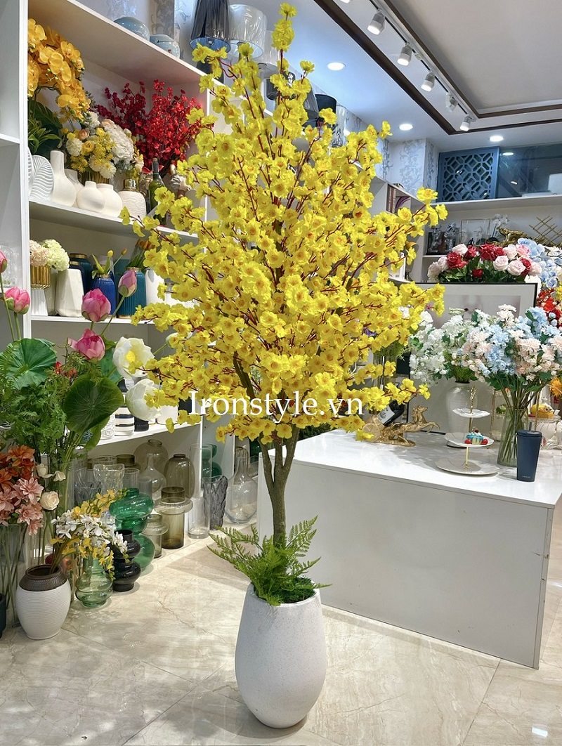 che1baadu20cc3a2y20mai20gie1baa3201 Cây mai giả trang trí Tết đẹp giống thật