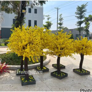 Cung cấp và thi công cây đào cây mai giả trang trí