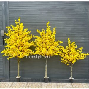 Cây mai vàng giả trang trí (3 kích thước)
