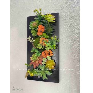 KHUNG TRANH RÊU SEN ĐÁ TREO TƯỜNG NỔI BẬT- KTR011 (20x40cm)