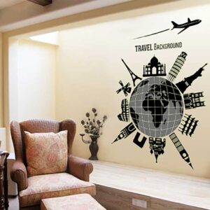 Decal dạ quang các kỳ quan thế giới trên trái đất