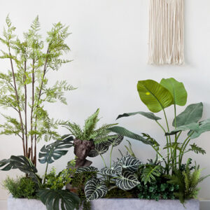 Bồn Cây Giả Mix