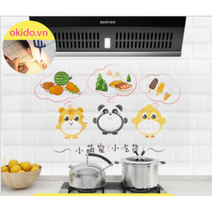 Decal dán bếp món ăn yêu thích của các bạn nhỏ