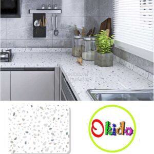 Decal dán bếp tráng nhôm viên sỏi