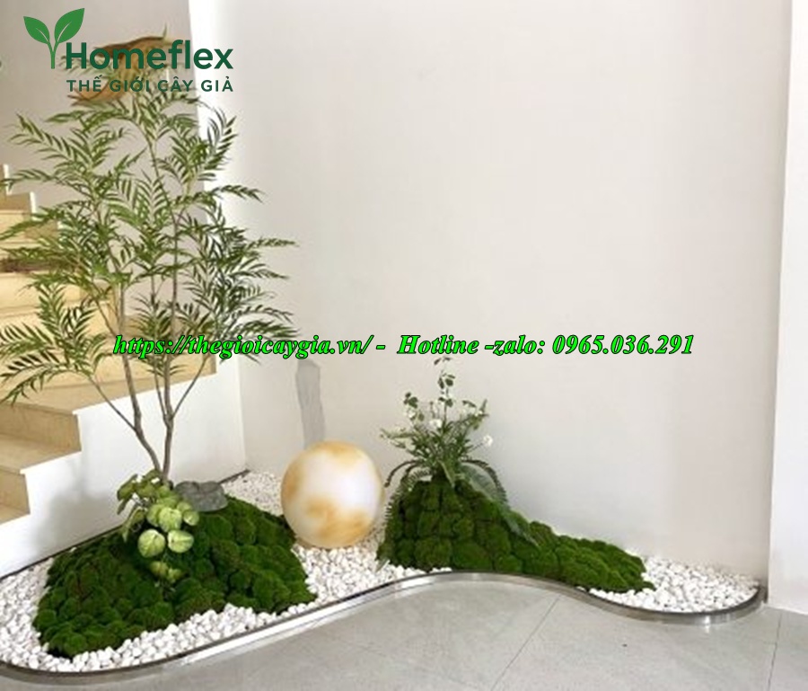 Tiểu cảnh cây giả